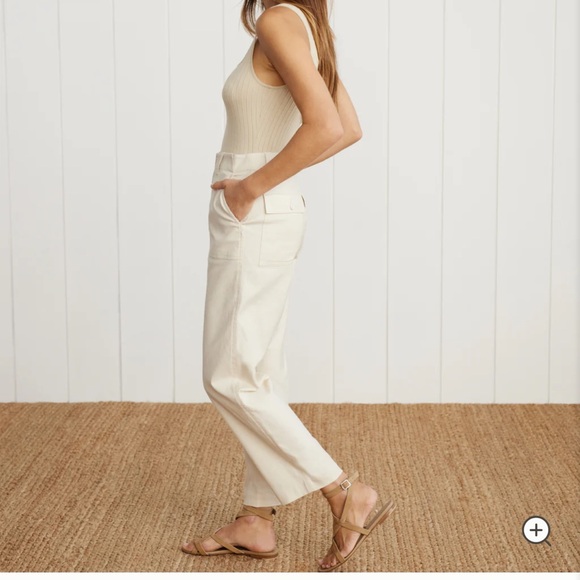 Jenni kayne Cotton Linen Ranger Trouser - Picture 2 of 9